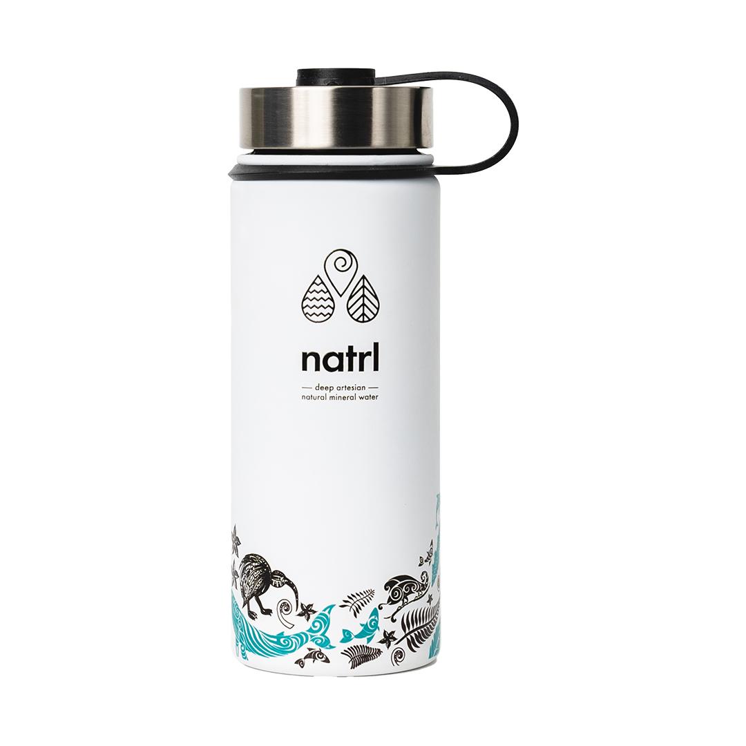 natrl™ stainless steel multi-use bottle 550ml