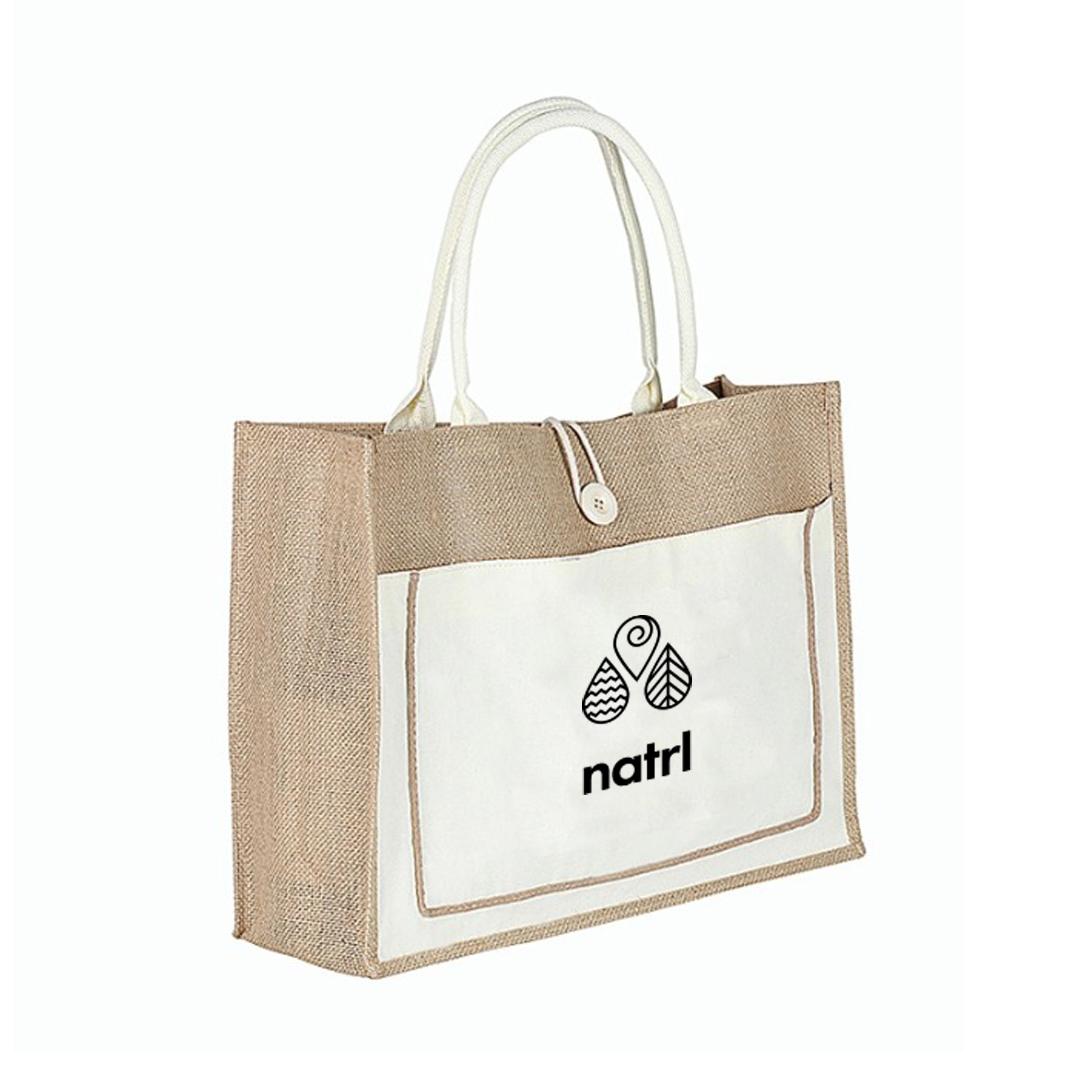 natrl™ jute shopping bag